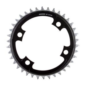 SRAM X-Sync Chainrings - 38T 107mm 4B X-Sync Road Black