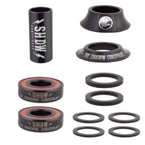 The Shadow Conspiracy Stacked Bottom Bracket - Mid 22mm Sealed Black