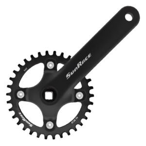 Sunrace FC-M808 Crankset - FCM808 175x38 SQ Black