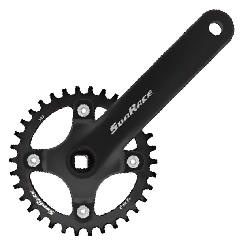 Sunrace FC-M80U Crankset - FCM80U 175x32 SQ Black