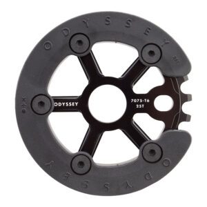 Odyssey Utility Pro Chainring - 1pc 25T w/GUARD Black