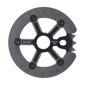 Odyssey Utility Pro Chainring - 1pc 28T w/GUARD Black