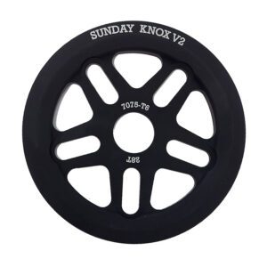 Sunday Knox v2 Chainring - 1pc 28T Black