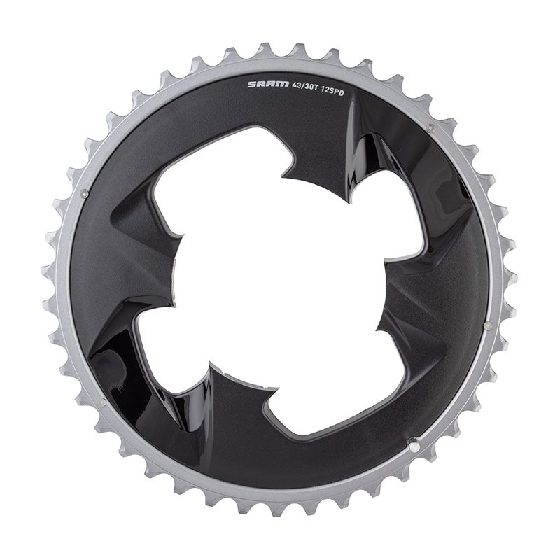SRAM Force Chainrings - 43T 94mm 4B 2x12 Grey