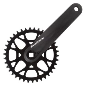 Sunrace FC-M408 Crankset - FCM408 175x38 SQ Black