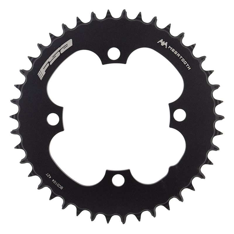 FSA Megatooth 1x10/11spd Chainring - 104mm 42T 4B Black