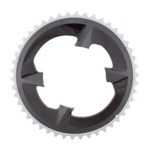 SRAM Rival Chainrings - 46T 107mm 4B 2x12 Black w/CVR-PLATE