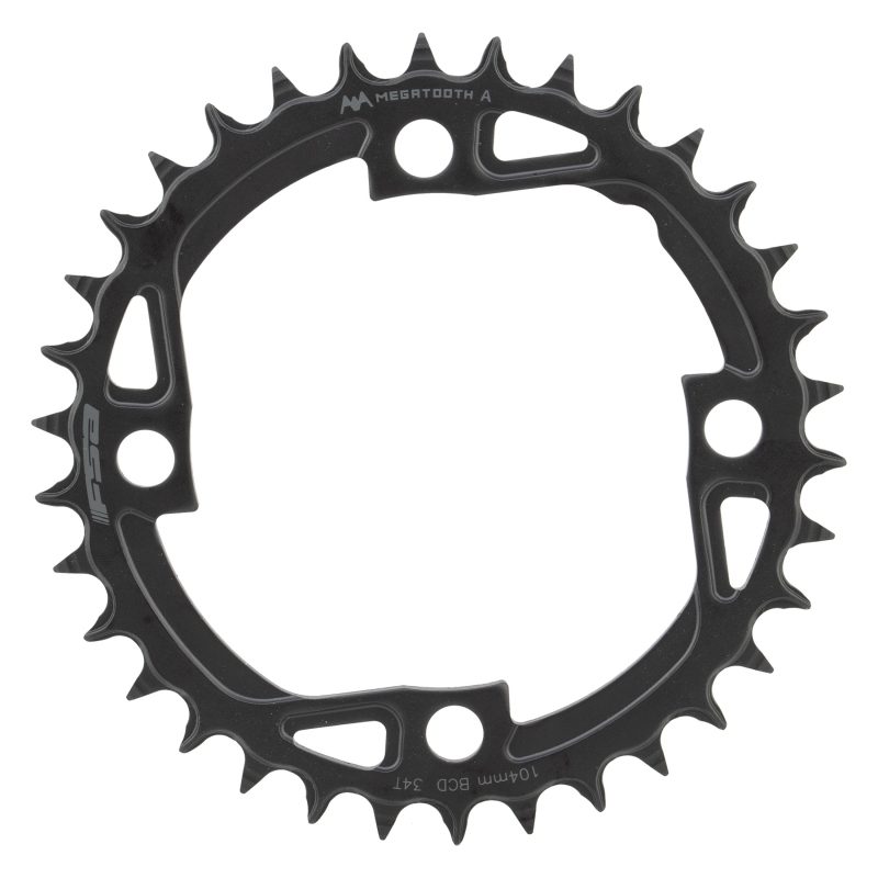 FSA Megatooth E-Bike Sprocket Chainring - Ebike Steel 104mm 34T 4B Black