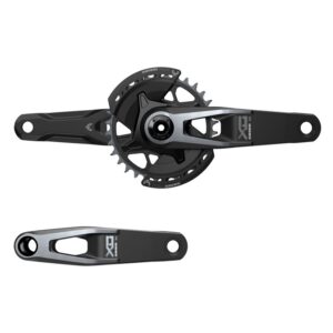 SRAM X0 Eagle T-Type V2 Cranks - 165x32 Q174 CL55 DUB 2-GUARDS NoBB Black T-Type