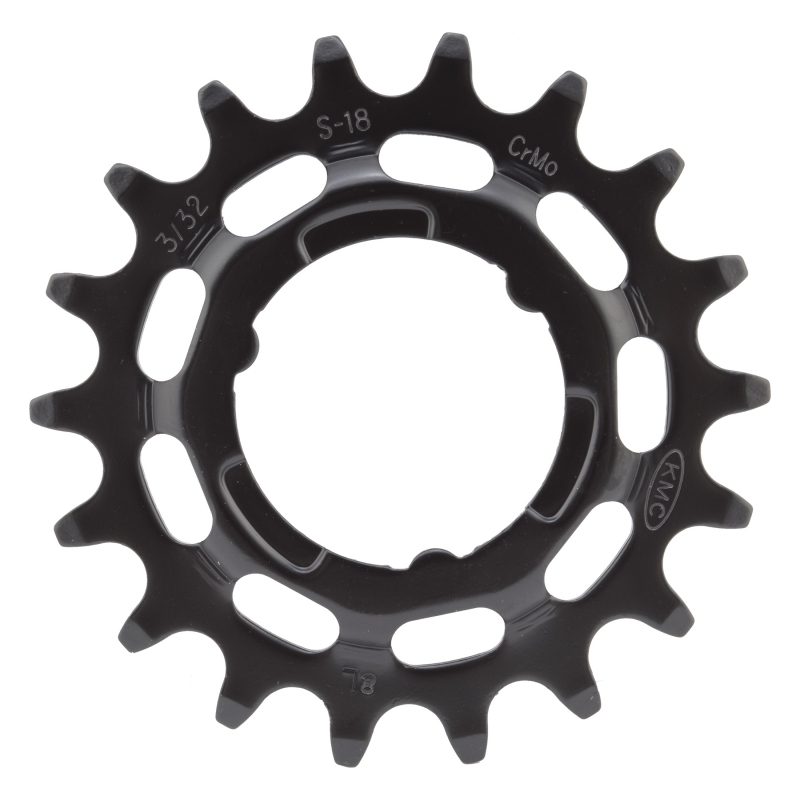 KMC E-Bike Sprocket Chainring - Ebike Shi 18T CRMO Rear Black