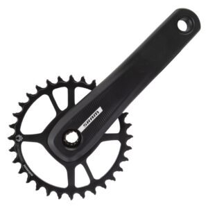 SRAM S100 Eagle Cranks - 165x32 DM PS Steel w/oCUPS Black Boost 148 Compatible