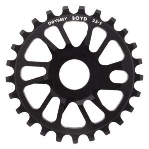 Odyssey Boyd Chainring - 1pc 25T Signature Bkd Black
