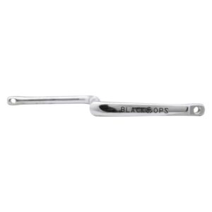 Black Ops One Piece Cranks - Crankarm 1pc 175 Cromo Chrome 24tpi