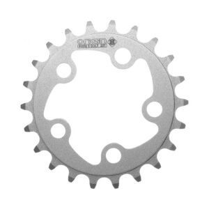 Origin8 Alloy Blade Chainring - 58mm 22T Alloy Silver