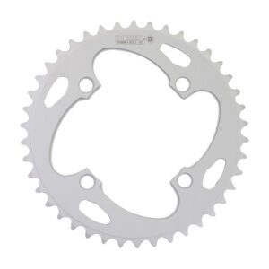 Origin8 Alloy Blade Chainring - 104mm 42T 4BOLT Alloy Silver