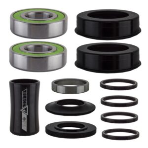 Black Ops Mid/USA Dualie BB Bottom Bracket - MID/USA 19mm Sld Black