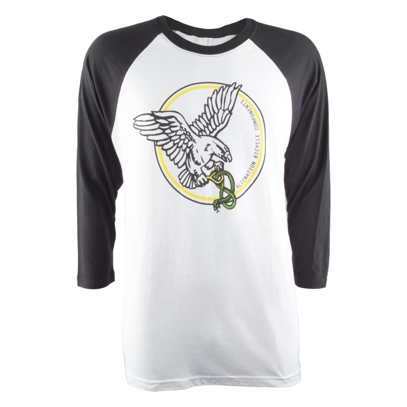 Alienation Serpent - Clothing T-Shirt 3/4-SLVE Black/White XL