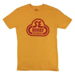 SE Bikes Bubble Logo T-Shirt - Clothing T-Shirt LG Gold