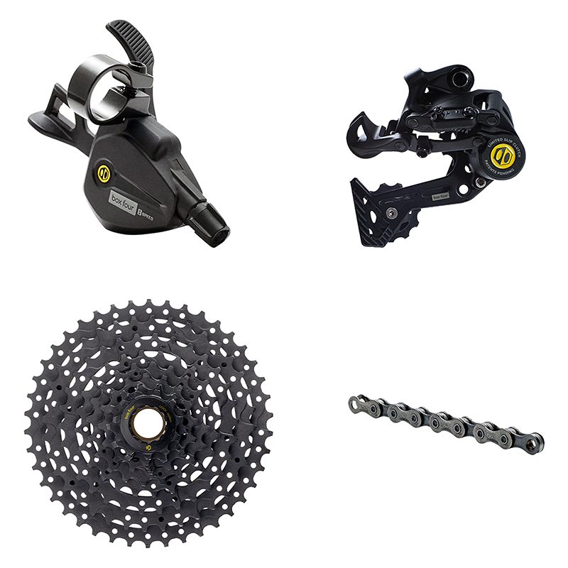 Box Components Box Four 8S Wide Group Set - Kit WIDE/MULTI RD/TRIGGER-SHIFTER/CHAIN/CASS 11-42