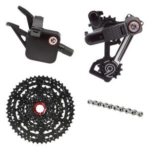 Box Components Box Two Prime 9 X-Wide Multi Shift Group Set - Kit 9 X-WIDE/MULTI RD/TRIGGER-SHIFTER/CHAIN/CASS 11-50 GEN-2