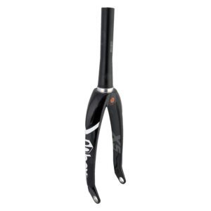 Box Components X5 Pro Carbon Fork - One 1.5to1-1/8in 20inx20mmTA Blades Alloy Steerer Black