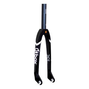 Box Components XL Pro Lite Carbon Fork - One 1-1/8in 20inx10mm Blades Alloy Steerer Black