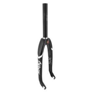 Box Components Box One XS Mini Carbon Fork - 1in 20inx10mm Blades Alloy Steerer Black