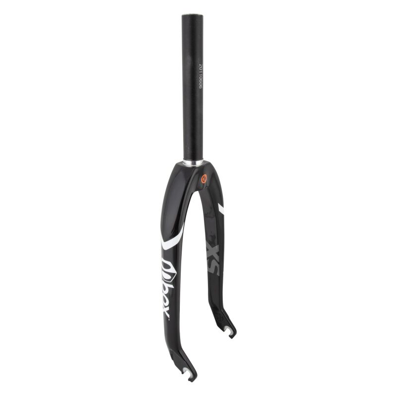 Box Components Box One XS Mini Carbon Fork - 1in 20inx10mm Blades Alloy Steerer Black