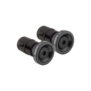 The Shadow Conspiracy Deadbolt Slim End Plugs Grips - Hbar Plug Pair Black