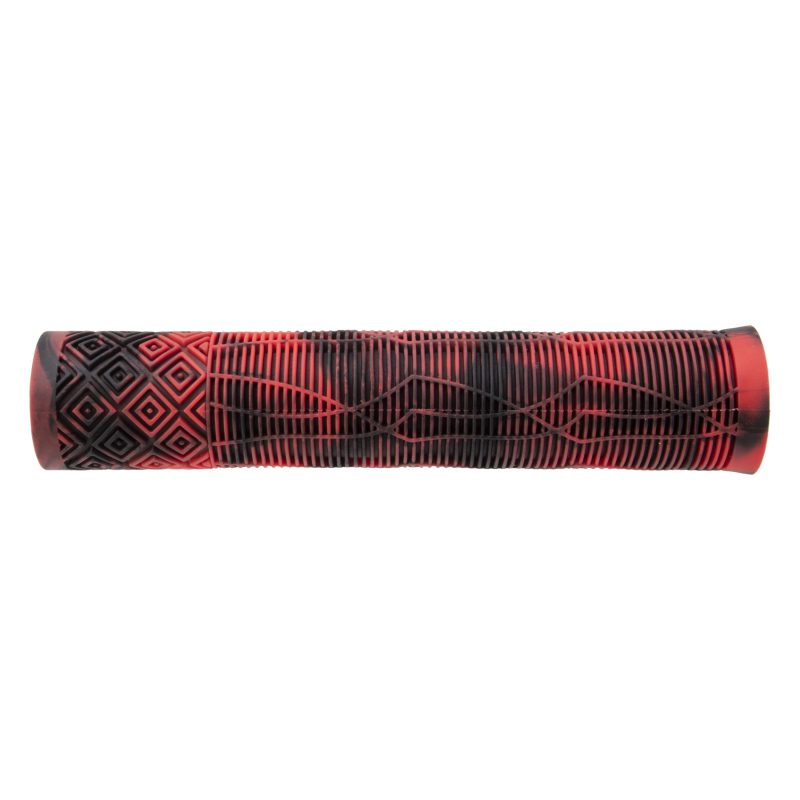 Black Ops Rowdy Duty Grips - 166mm Red/Black