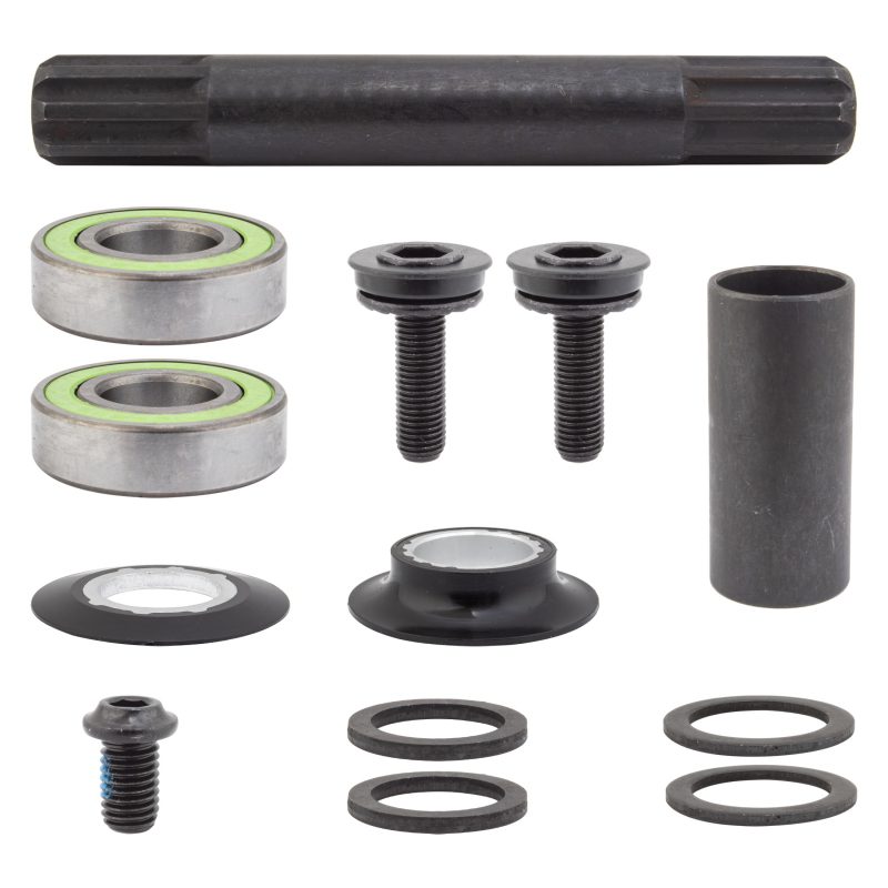 Sunday Saker v2 Cranks - Crankarm Set RHD/LHD 170 3pc 22mm Cromo w/19mm Mid BB Chrome