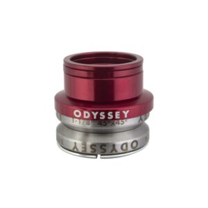 Odyssey Integrated Pro BMX Headset - Int MX 1-1/8 CMPY45d Red