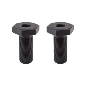 Black Ops 3/8 to 14mm Adapters Hub - Axle Nut 3/8x26 14x1mm Pair