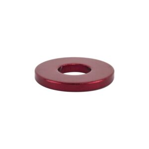SE Bikes Alloy Hub Washers - 10.2x25x2.3mm Alloy Red Sold Each