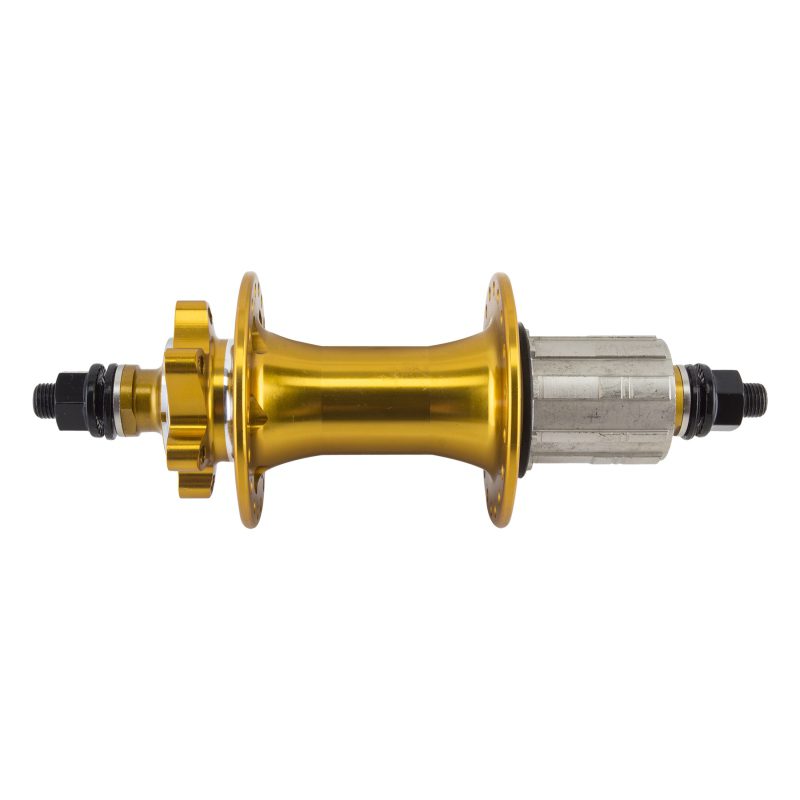 SE Bikes Om Duro Hubs - Rear BO 6B 36x148x3/8 8-10sCAS SB Ano-Gd