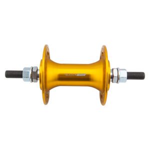 Black Ops MX-1100co BMX Hubs - Front MX1100co BO LF 36x3/8 SB w/CUTOUTS Gold