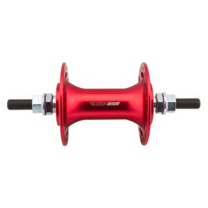 Black Ops MX-1100co BMX Hubs - Front MX1100co BO LF 36x3/8 SB w/CUTOUTS Red