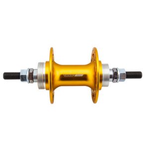 Black Ops MX-1100co BMX Hubs - Rear MX1100co BO LF 1s F/F 36x3/8 SB w/CUTOUTS Gold