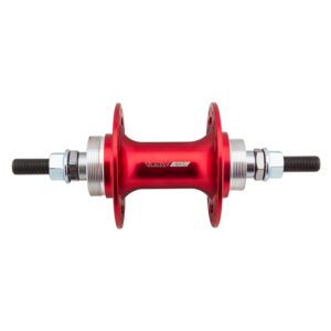 Black Ops MX-1100co BMX Hubs - Rear MX1100co BO LF 1s F/F 36x3/8 SB w/CUTOUTS Red