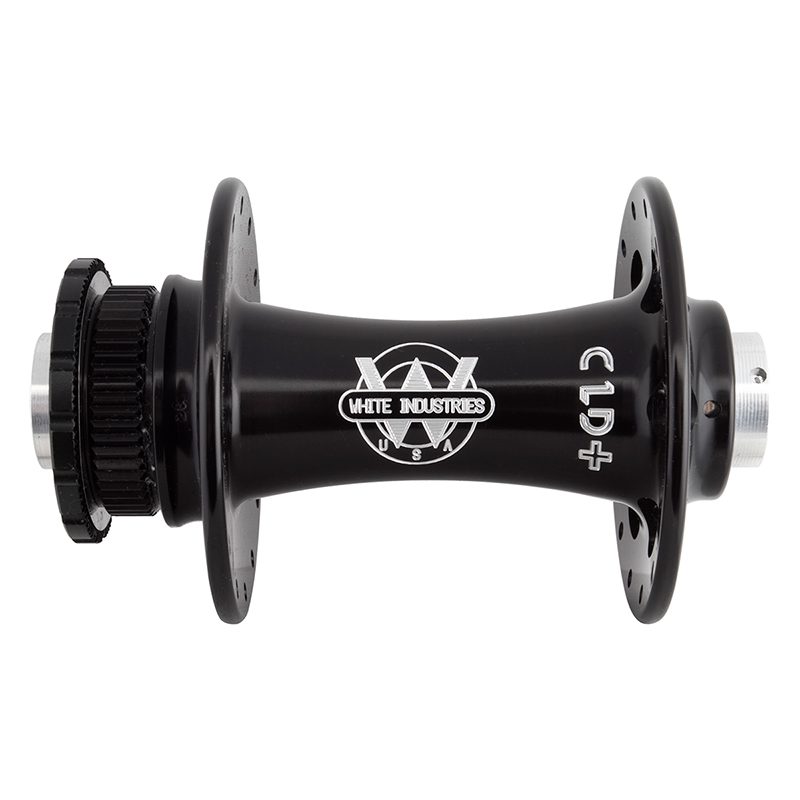 White Industries CLD+ Hub - Front Ind 32x110x15mmTA Boost CL Black