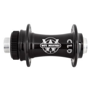 White Industries Cld Hub - Front Ind 28x100x12mmTA CL Black