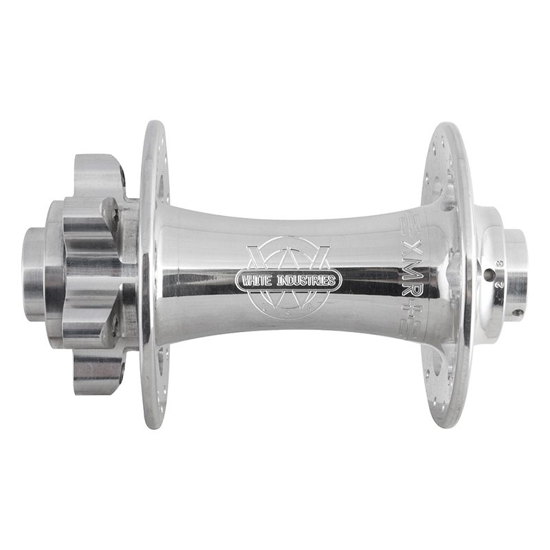 White Industries XMR+ Hub - Front Ind 28x110x15mmTA Boost 6B Silver