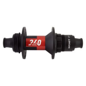 DT Swiss 240 Road Hub - Rear Red 28x142x12mmTA Xdr Ratchet Exp CL Black (L)