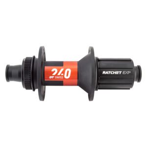 DT Swiss 240 Road Hub - Rear Red 24x142x12mmTA 8-11CAS Ratchet Exp CL Black (L)