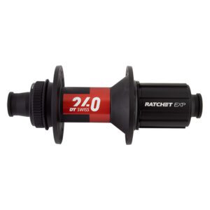 DT Swiss 240 Road Hub - Rear Red 28x142x12mmTA 8-11CAS Ratchet Exp CL Black (L)