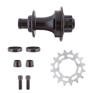 Black Ops MX-3200 BMX Hubs - Rear MX3200 Bolt Type 1sCAS 28SB Black w/16tx3/32COG/LK-RING