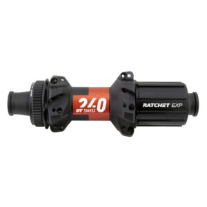DT Swiss 240 Road Hub - Rear Straight Pull Red 28x142x12mmTA 8-11CAS Ratchet Exp CL Black (L)