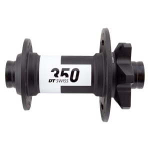 DT Swiss 350 MTB Hub - Front 28x100x15mmTA 6B Black (L)