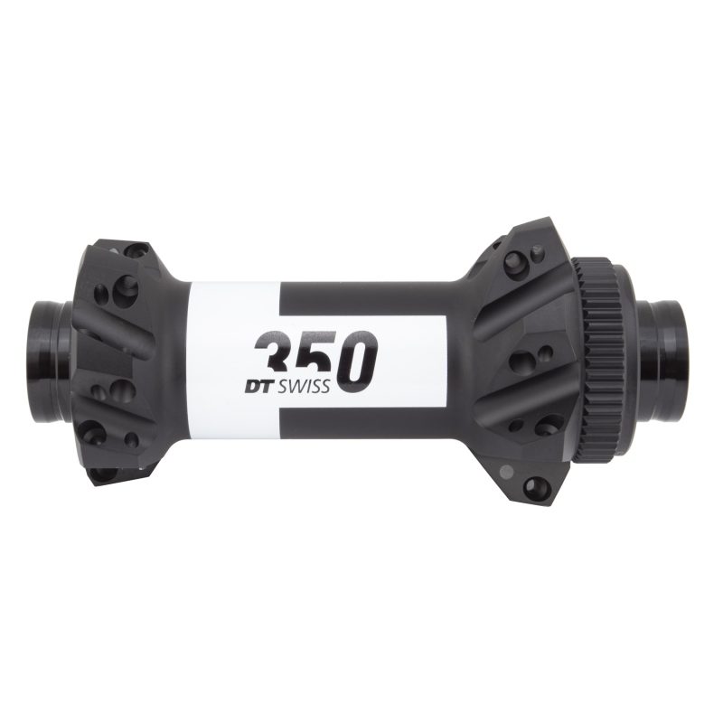 DT Swiss 350 MTB Straight Pull Hub - Front 28x110x15mmTA CL Black (L)