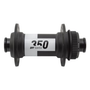 DT Swiss 350 Road Hub - Front Red 24x100x12TA CL Black (N)